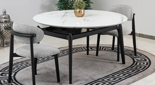 Product img 2, M2 Açılır Yuvarlak Granit Mermer Masa